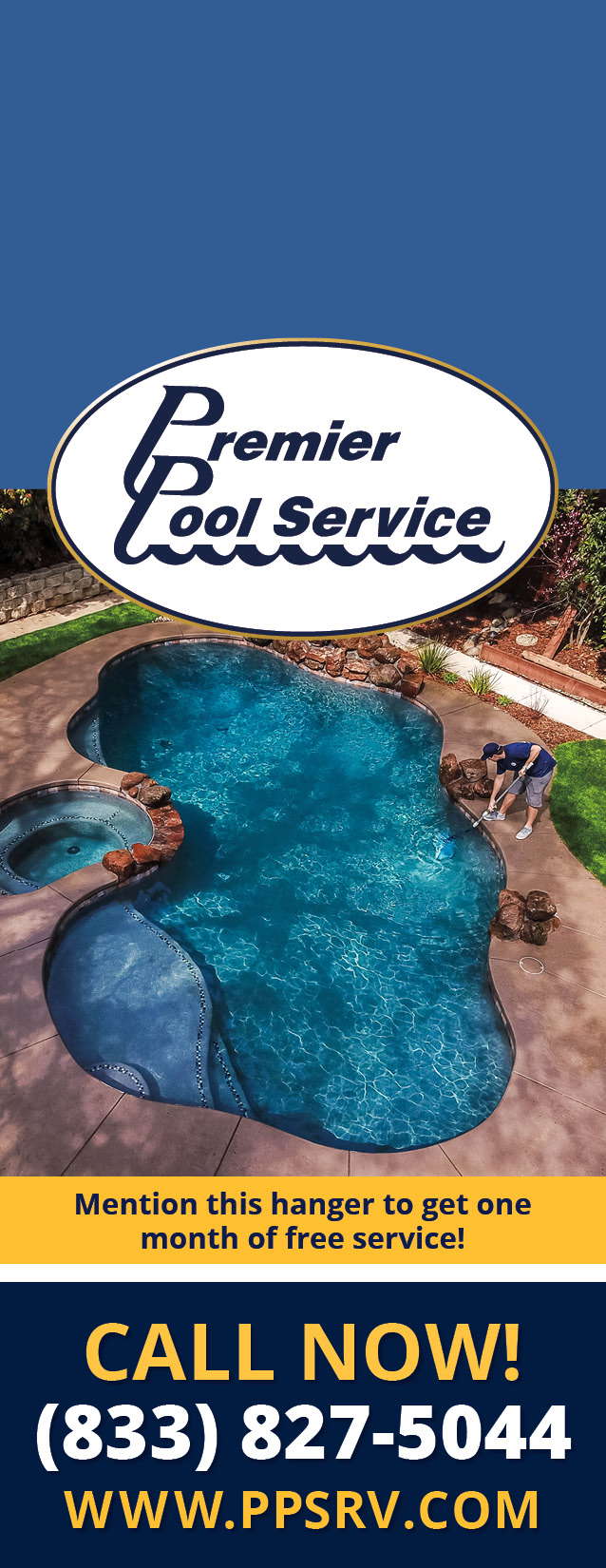 PPSRV Door Hangers Premier Pool Service